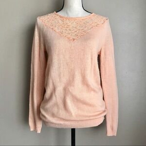 [F21] Cozy Lace Sweater